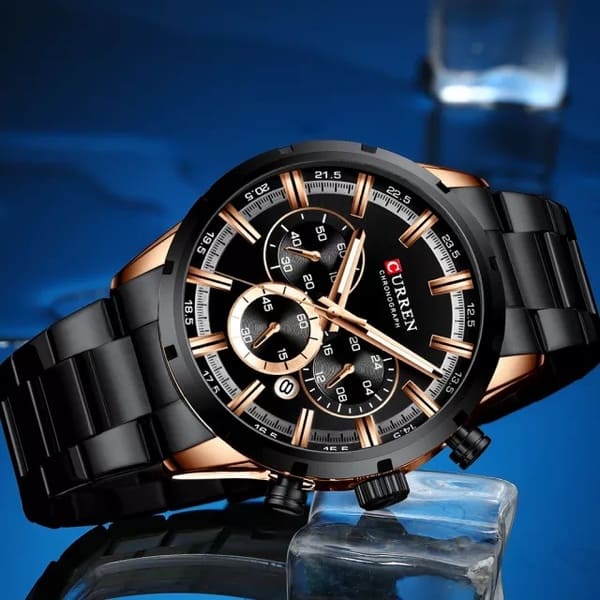 Reloj curren 8355 análogo – negro - Imagen 3