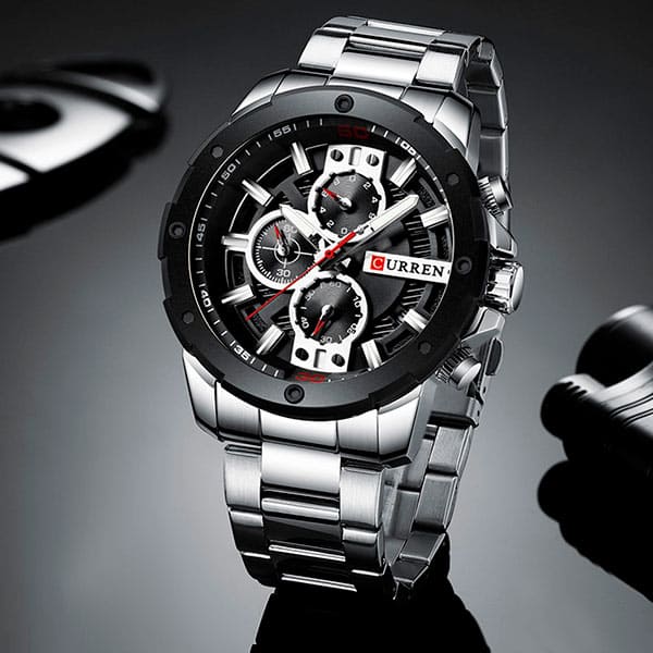 Reloj curren 8336 análogo – plateado - Imagen 3