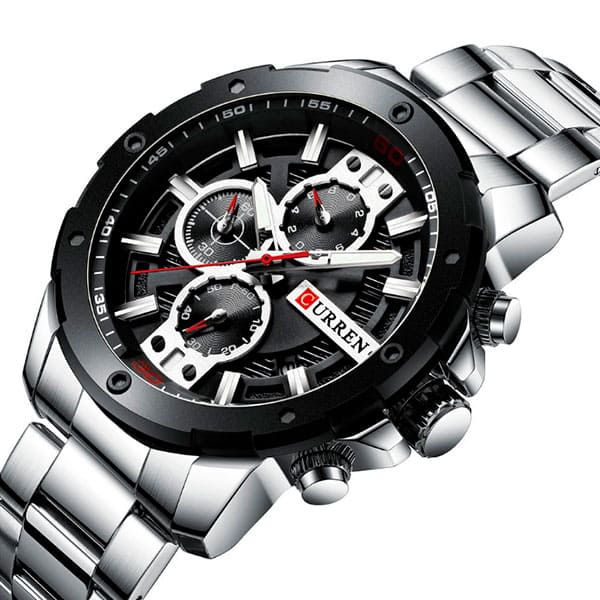 Reloj curren 8336 análogo – plateado - Imagen 2