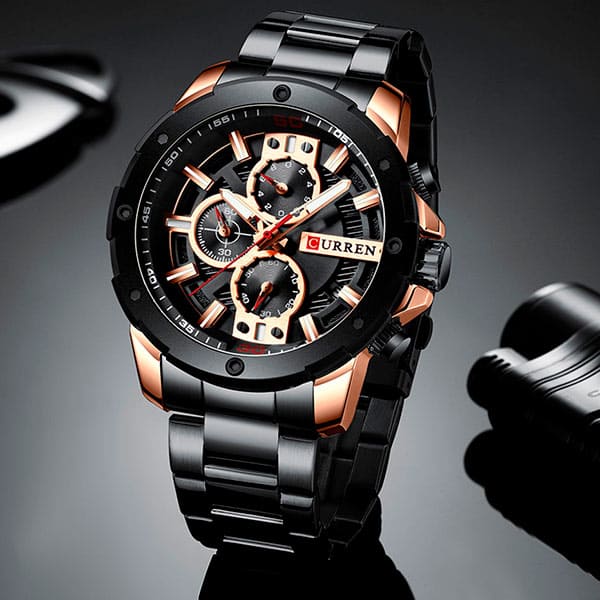 Reloj curren 8336 análogo – negro - Imagen 3