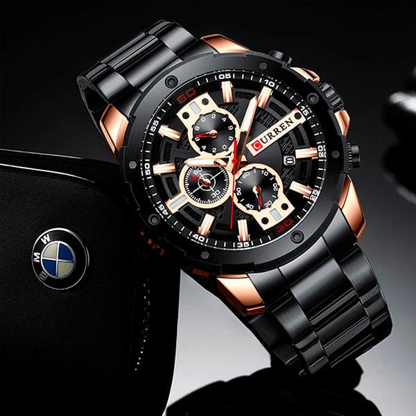 Reloj curren 8336 análogo – negro - Imagen 6