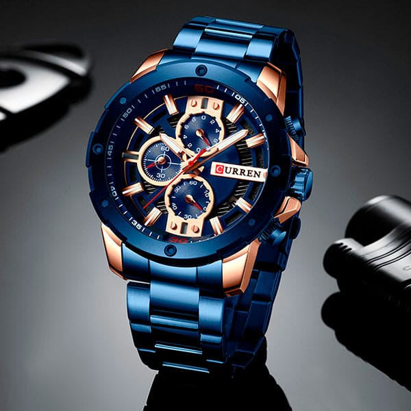 Reloj curren 8336 análogo – azul - Imagen 3