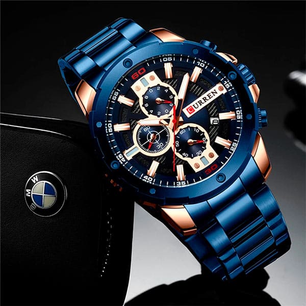 Reloj curren 8336 análogo – azul - Imagen 6