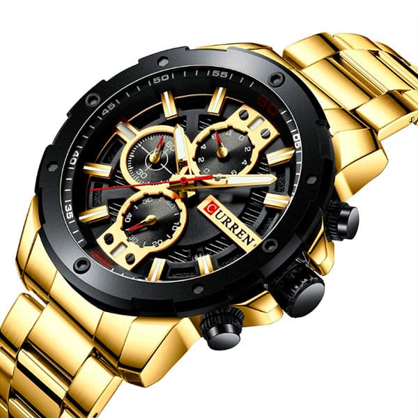 Reloj curren 8336 análogo – dorado - Imagen 2