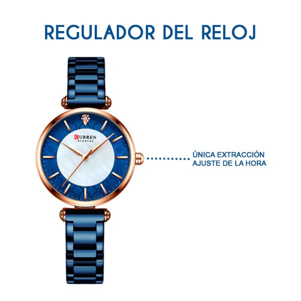 Reloj curren 9072 análogo – azul - Imagen 5