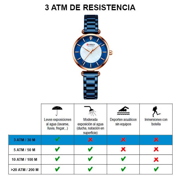 Reloj curren 9072 análogo – azul - Imagen 7