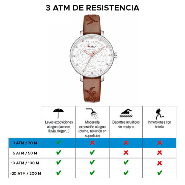 Reloj curren 9046 análogo – café - Imagen 6