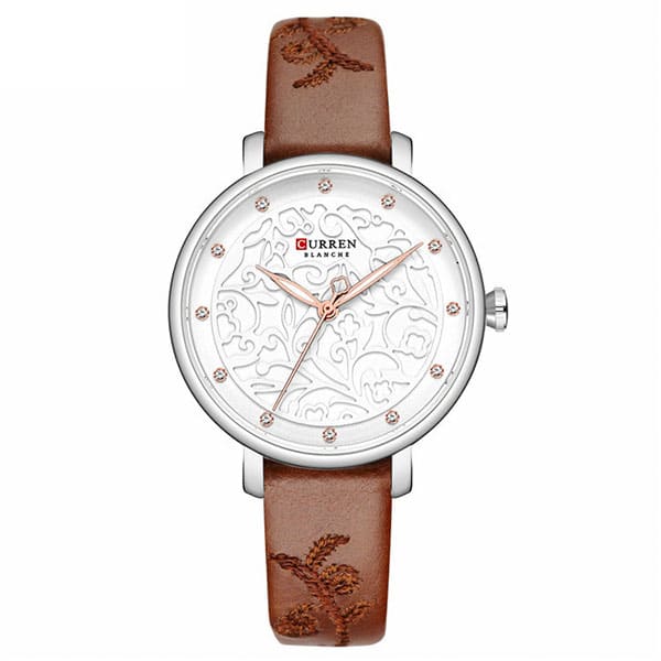 Reloj curren 9046 análogo – café