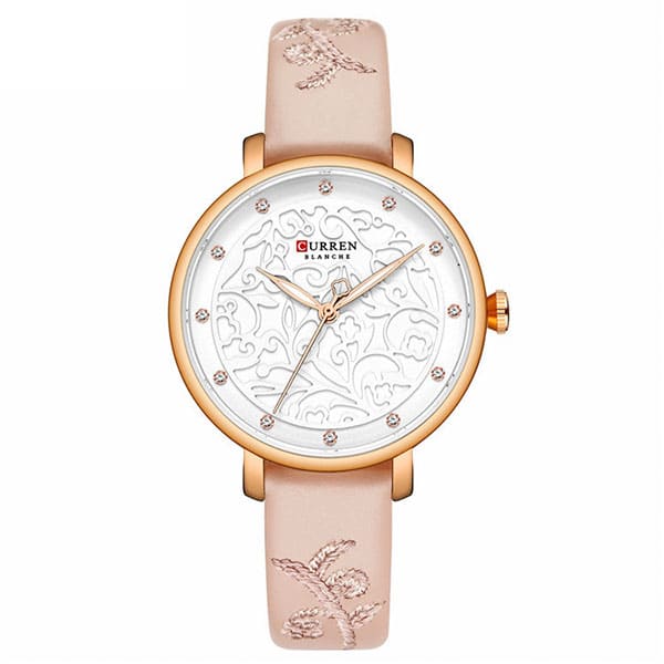 Reloj curren 9046 análogo – rosado