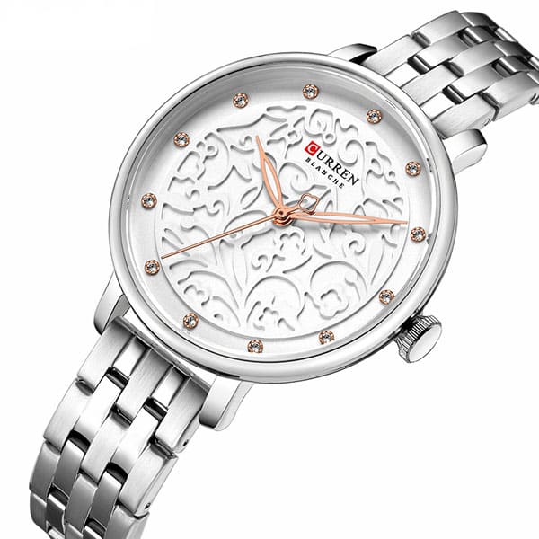 Reloj curren 9046 análogo – plateado - Imagen 2