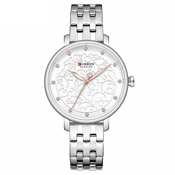 Reloj curren 9046 análogo – plateado