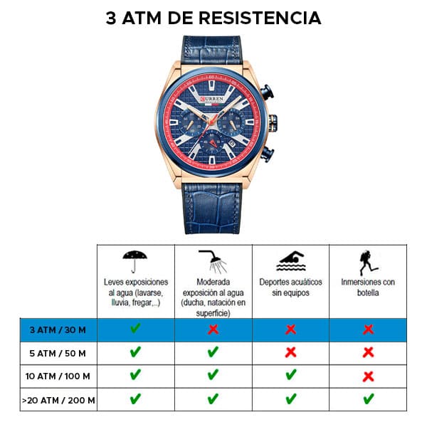 Reloj curren 8392 análogo – dorado - Imagen 6