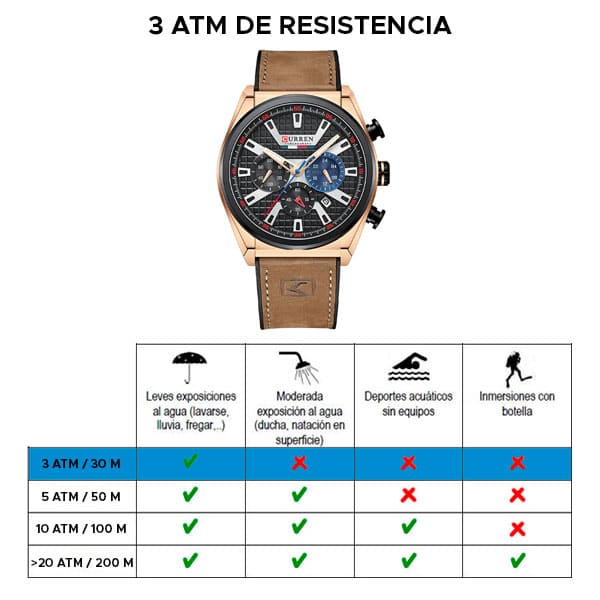 Reloj curren 8392 análogo – café - Imagen 6