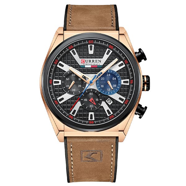 Reloj curren 8392 análogo – café