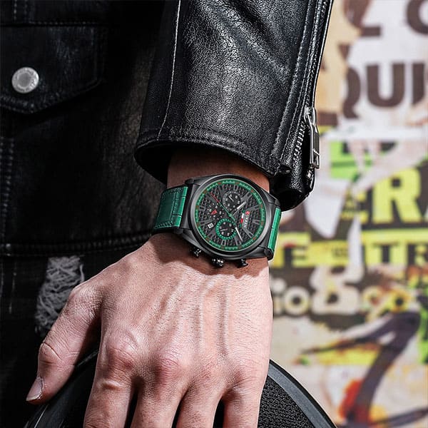 Reloj curren 8392 análogo – verde - Imagen 5