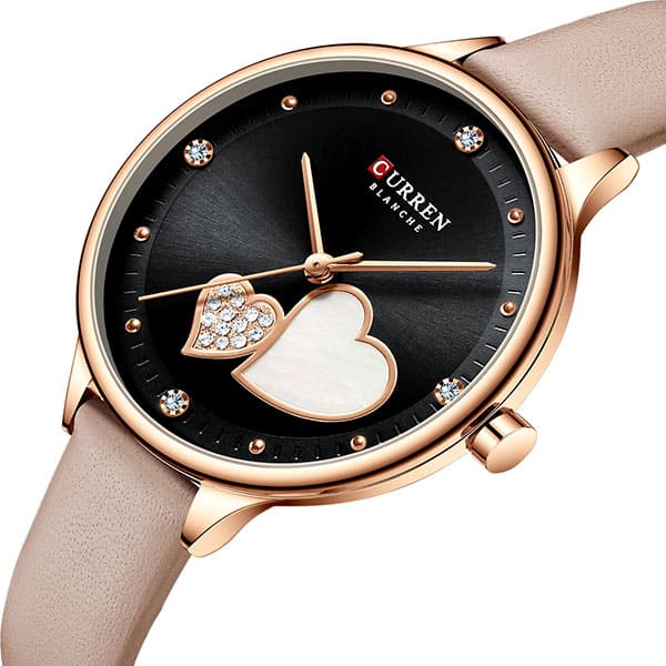 Reloj curren 9077 análogo – rosa palo - Imagen 2