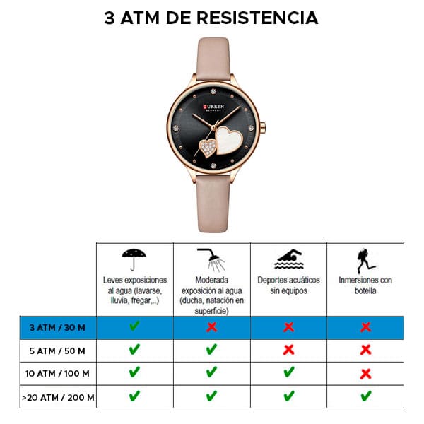 Reloj curren 9077 análogo – rosa palo - Imagen 7