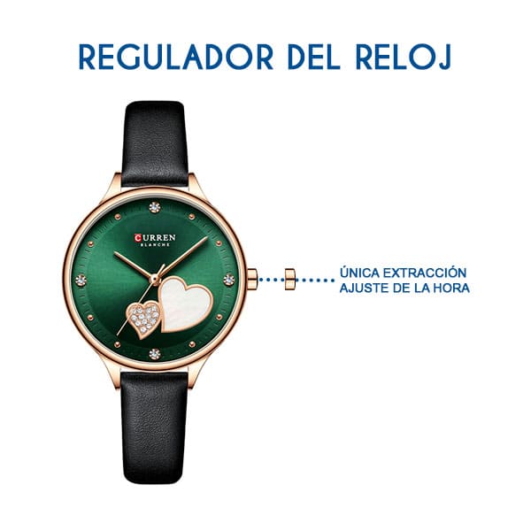Reloj curren 9077 análogo – verde - Imagen 5