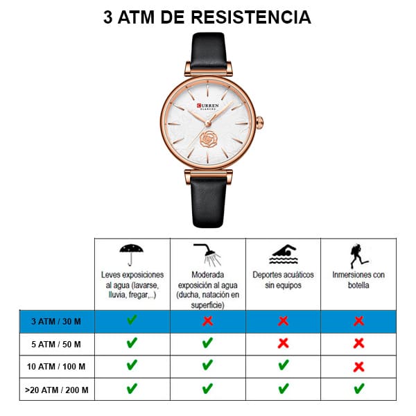 Reloj curren 9078 análogo – negro - Imagen 7