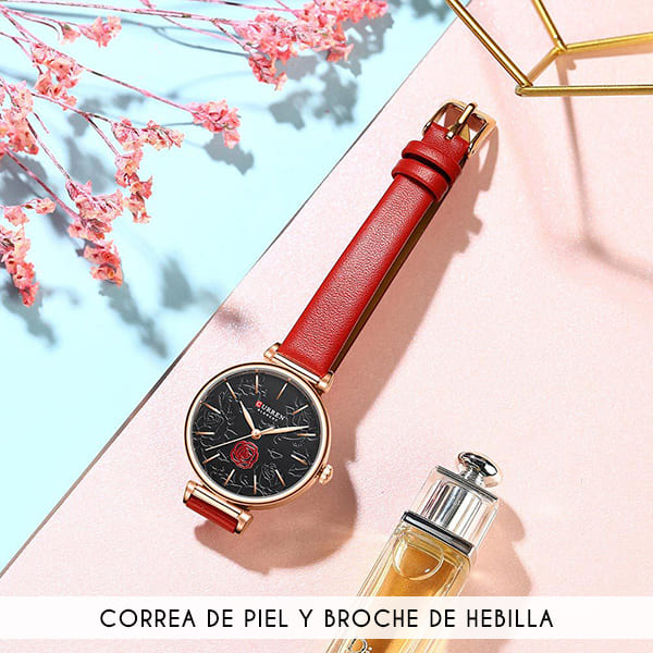 Reloj curren 9078 análogo – rojo - Imagen 5