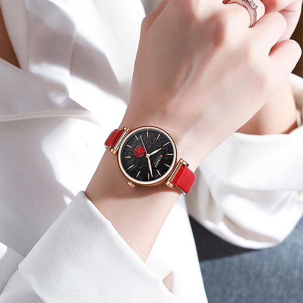 Reloj curren 9078 análogo – rojo - Imagen 6