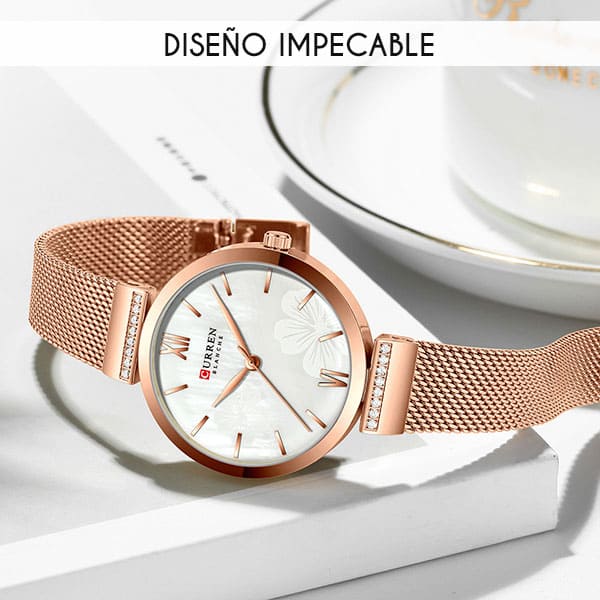 Reloj curren 9067 análogo – rosado - Imagen 5