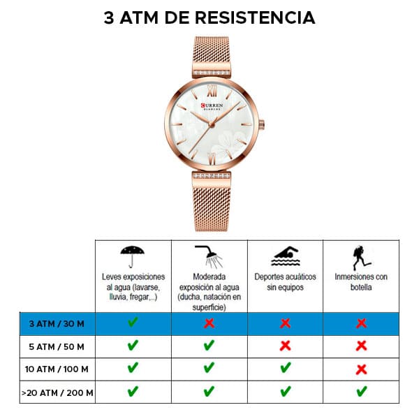 Reloj curren 9067 análogo – rosado - Imagen 7