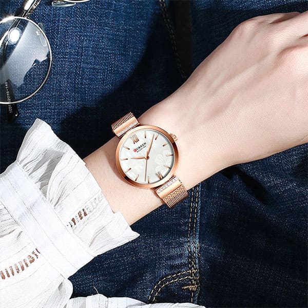 Reloj curren 9067 análogo – rosado - Imagen 6