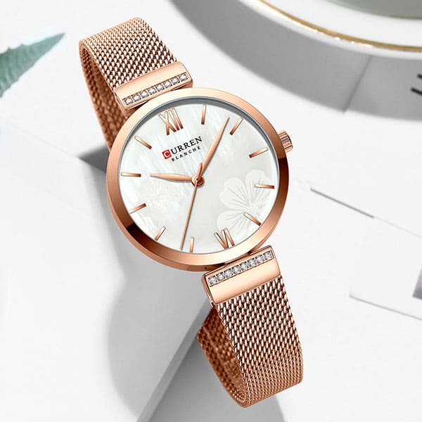 Reloj curren 9067 análogo – rosado - Imagen 3