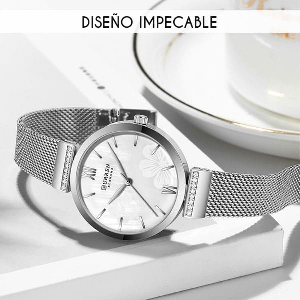 Reloj curren 9067 análogo – plateado - Imagen 4