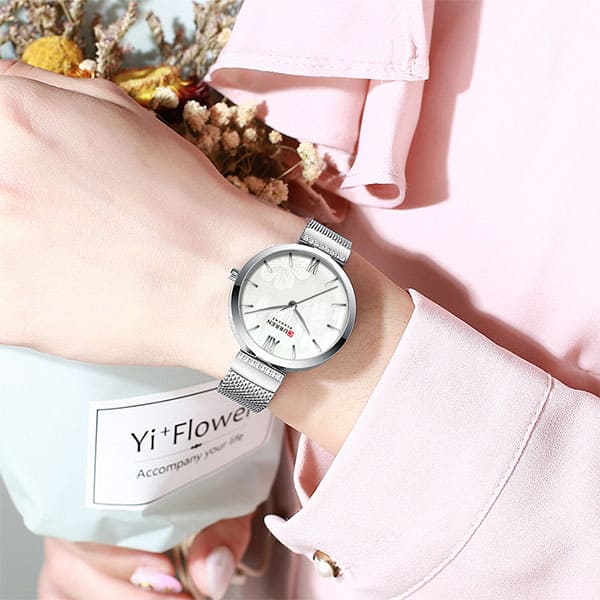 Reloj curren 9067 análogo – plateado - Imagen 6