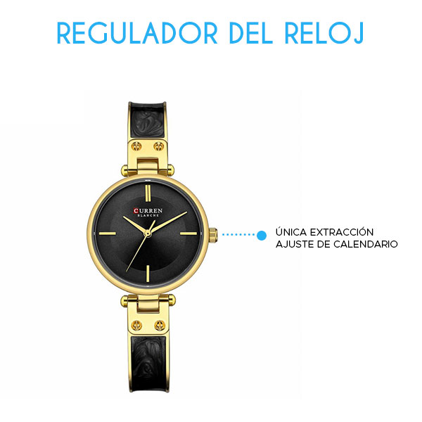 Reloj curren 9058 análogo – negro - Imagen 4