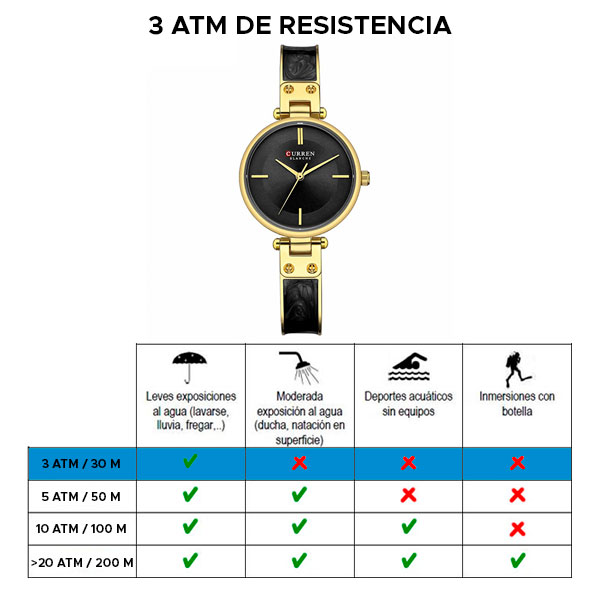 Reloj curren 9058 análogo – negro - Imagen 6