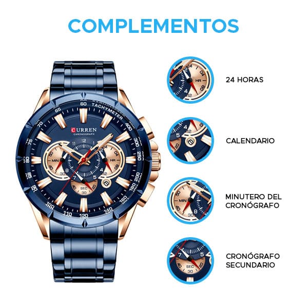 Reloj curren 8363 análogo – azul - Imagen 4