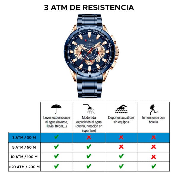 Reloj curren 8363 análogo – azul - Imagen 7