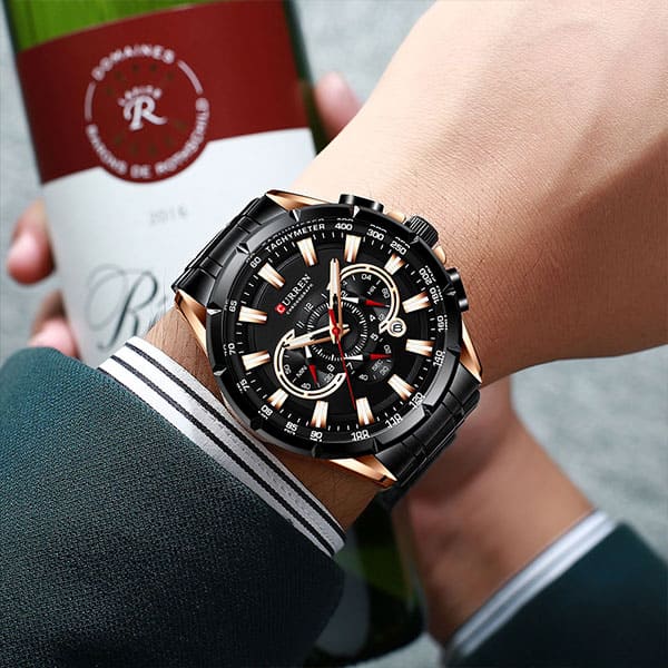 Reloj curren 8363 análogo – negro - Imagen 6
