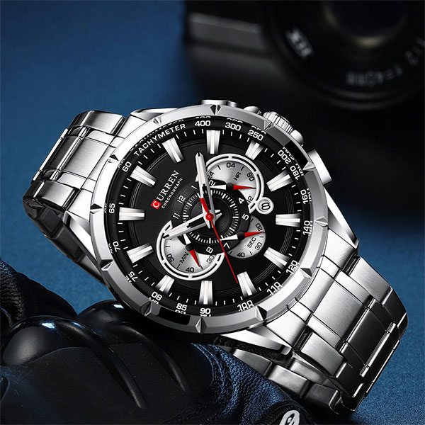 Reloj curren 8363 análogo – plateado - Imagen 3