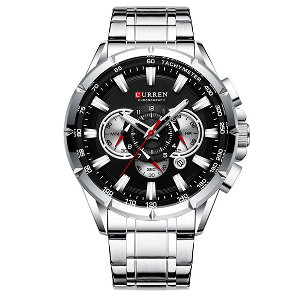Reloj curren 8363 análogo – plateado