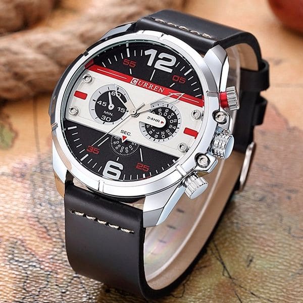 Reloj curren 8259 análogo – negro - Imagen 2