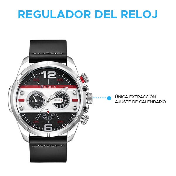 Reloj curren 8259 análogo – negro - Imagen 5