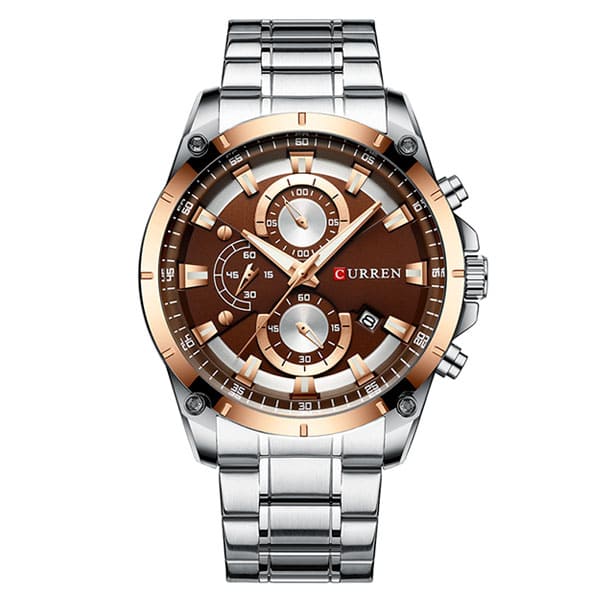 Reloj curren 8360 análogo – plateado