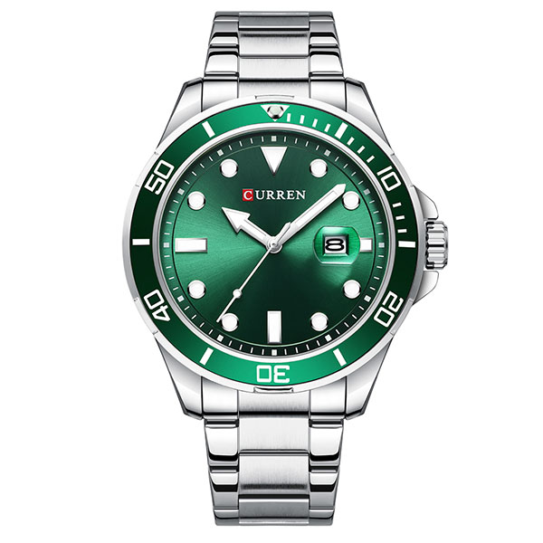 Reloj curren 8388 análogo – verde 🔥🏷️