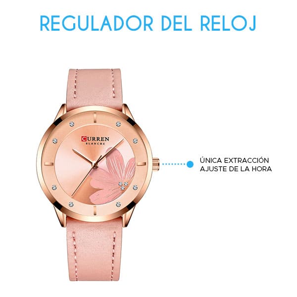 Reloj curren 9048 análogo – rosa - Imagen 4