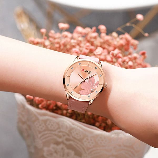 Reloj curren 9048 análogo – rosa - Imagen 5