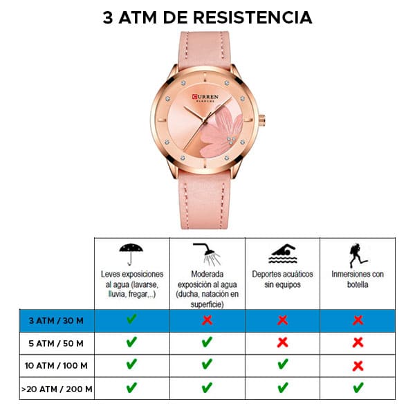 Reloj curren 9048 análogo – rosa - Imagen 6