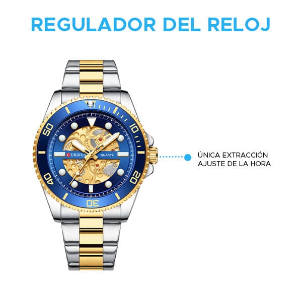 Reloj curren 8412 análogo – azul - Imagen 4