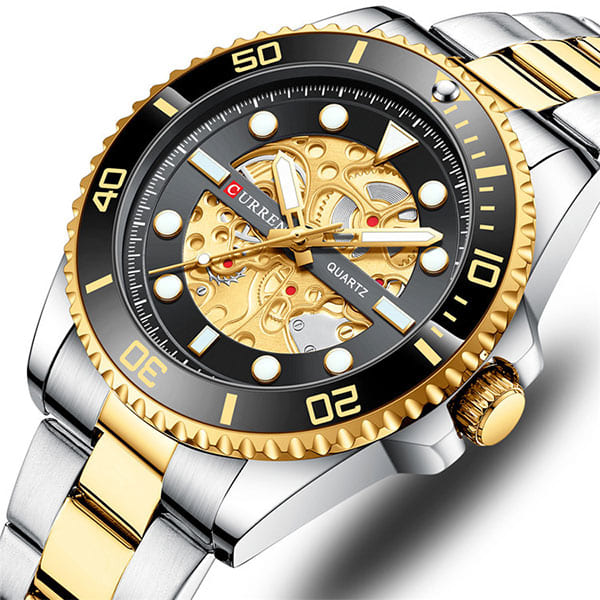 Reloj curren 8412 análogo – negro - Imagen 2