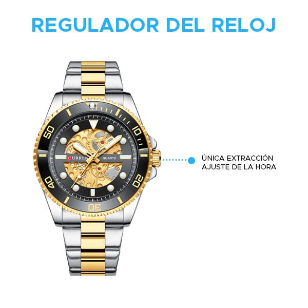 Reloj curren 8412 análogo – negro - Imagen 3