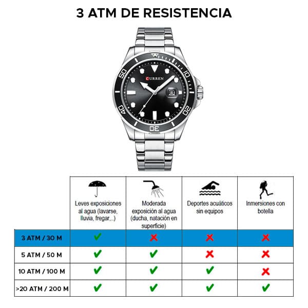 Reloj curren 8388 análogo – plateado 🔥🏷️ - Imagen 6