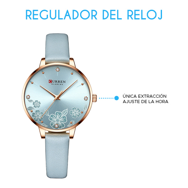 Reloj curren 9068 análogo – azul - Imagen 4
